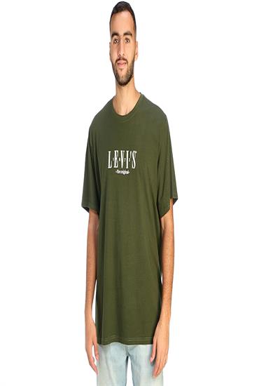 Tee - SERIF LOGO KOMBU GREEN